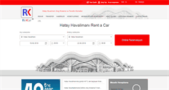 Desktop Screenshot of hatayhavalimanirentacar.com